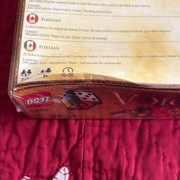 Lego Heroica Fantasy Adventure Board Game - Rich Medieval Colors - Picture 3 of 3